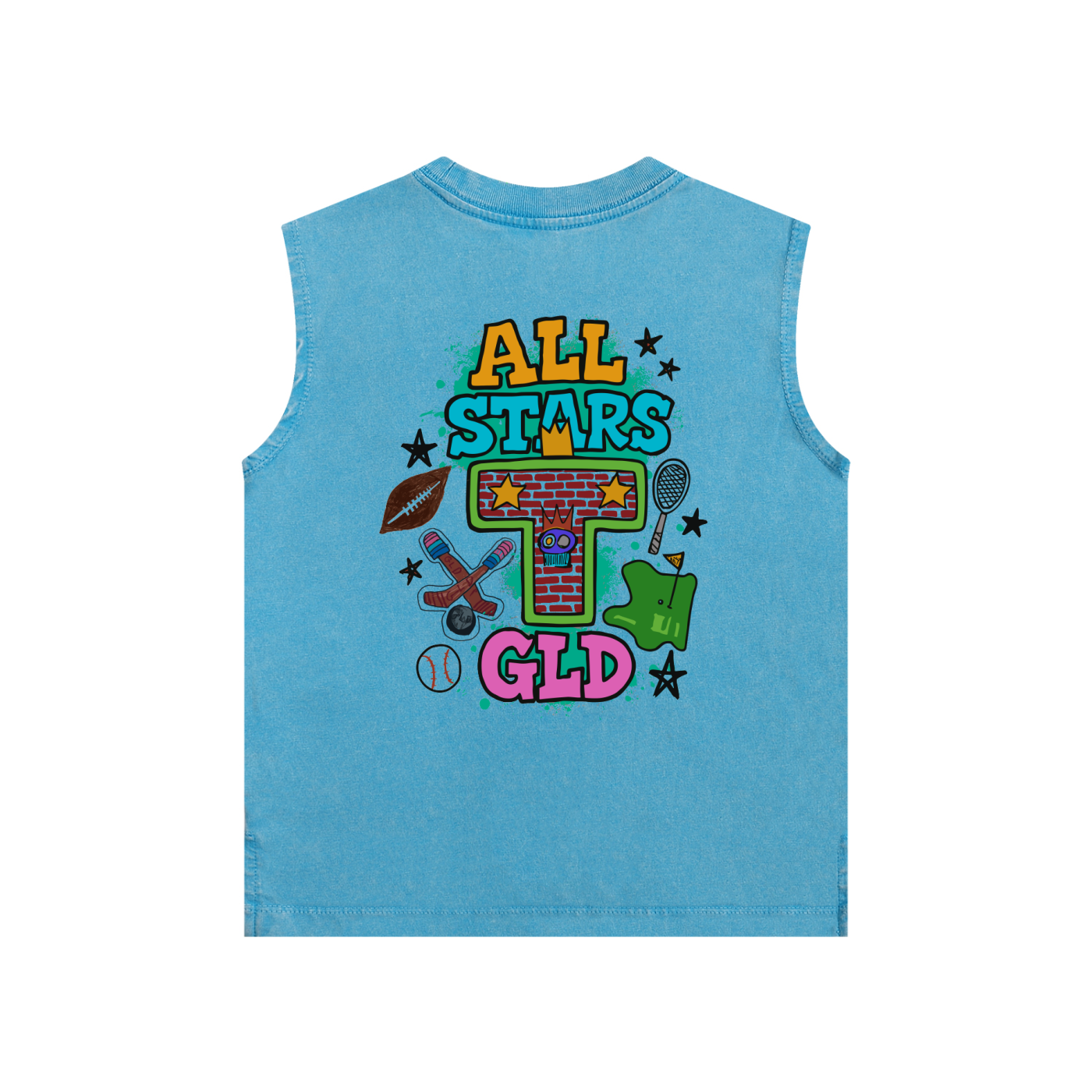 All Star x GLD Snow Washed Kids' Tank Top