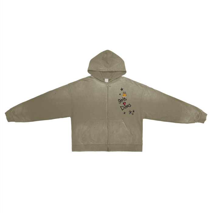 OG GLD - Blayne's Favorite Zip up Hoodie