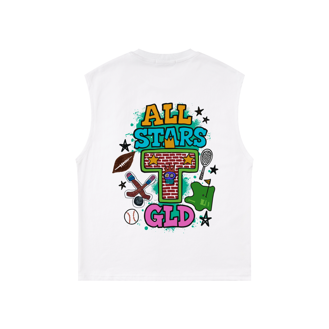 All Stars X GLD Quick-Dry Kids' Tank Top