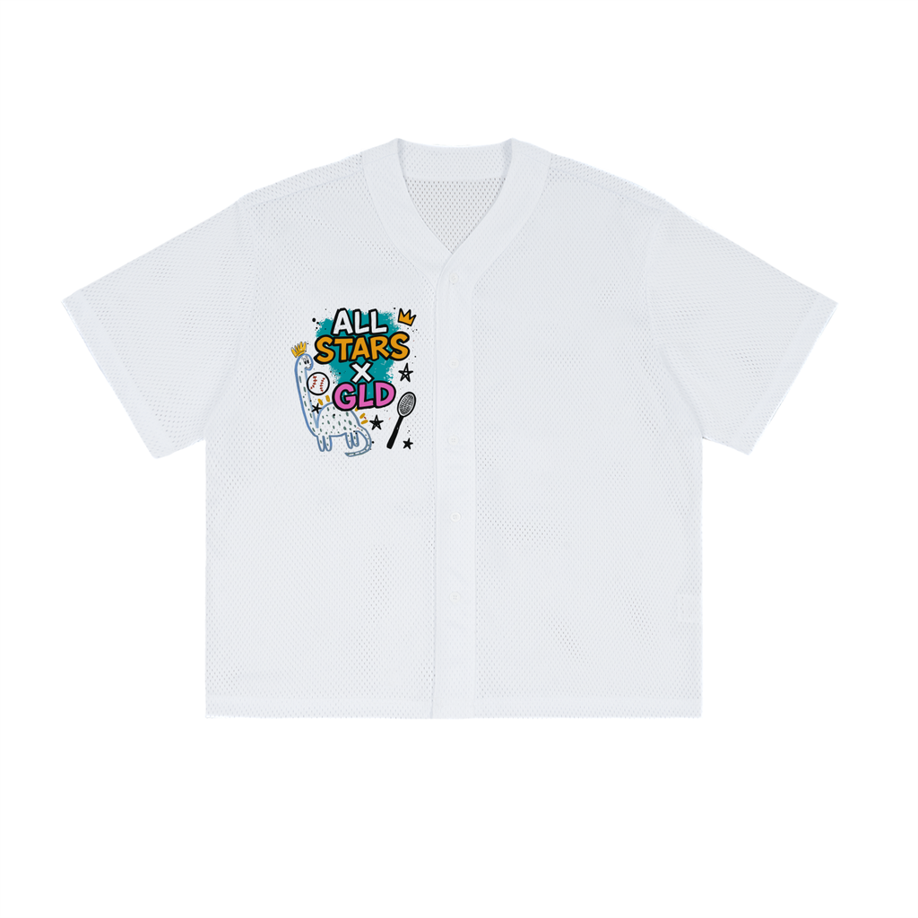 All Star x GLD Adult Button-Up Baseball Jersey
