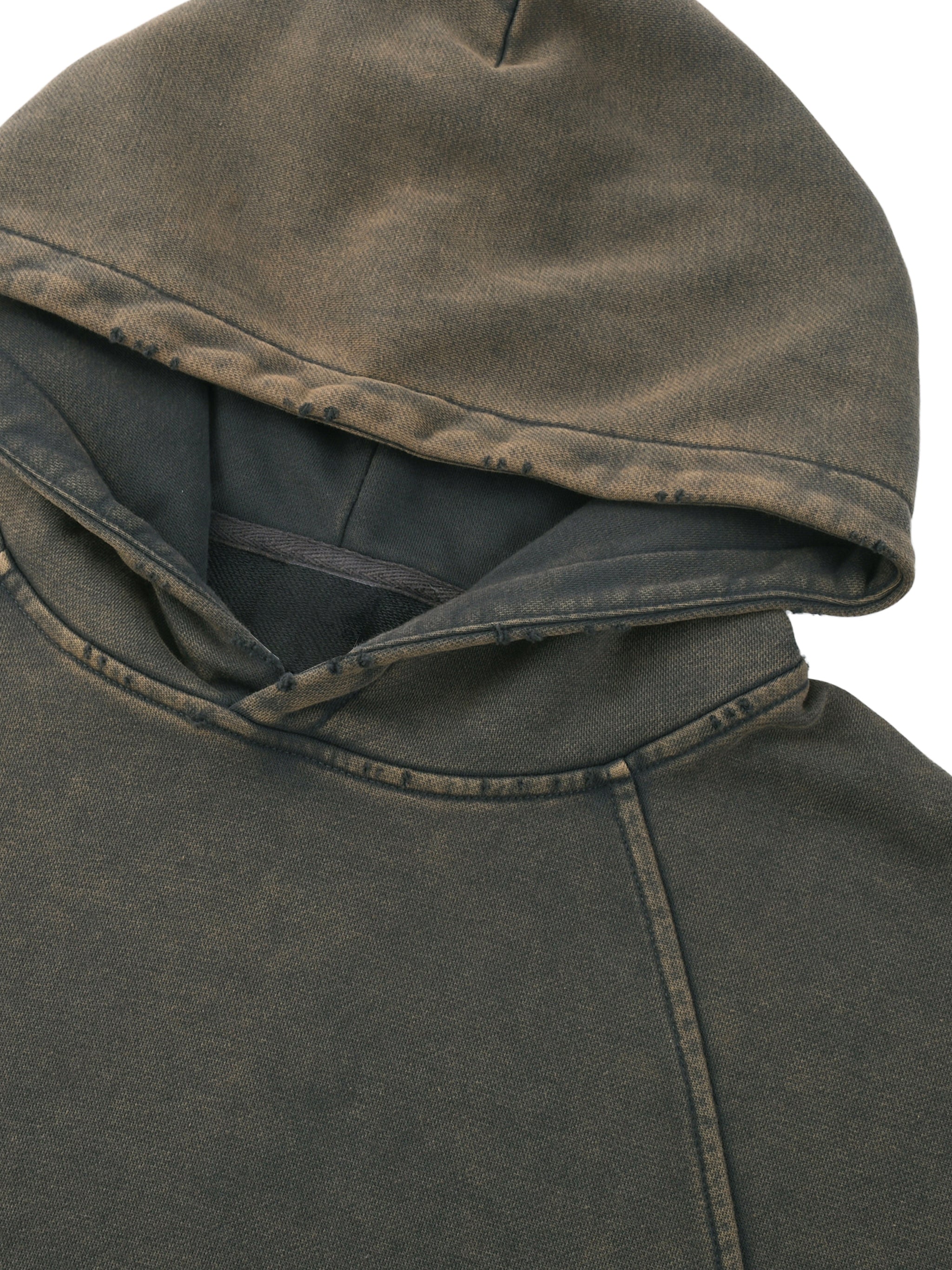 GLD OG Design - Adutl Vintage Washed Frayed-Hem Hoodie