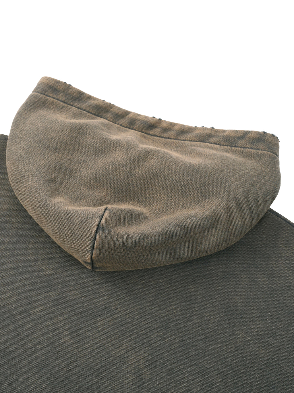 GLD OG Design - Adutl Vintage Washed Frayed-Hem Hoodie