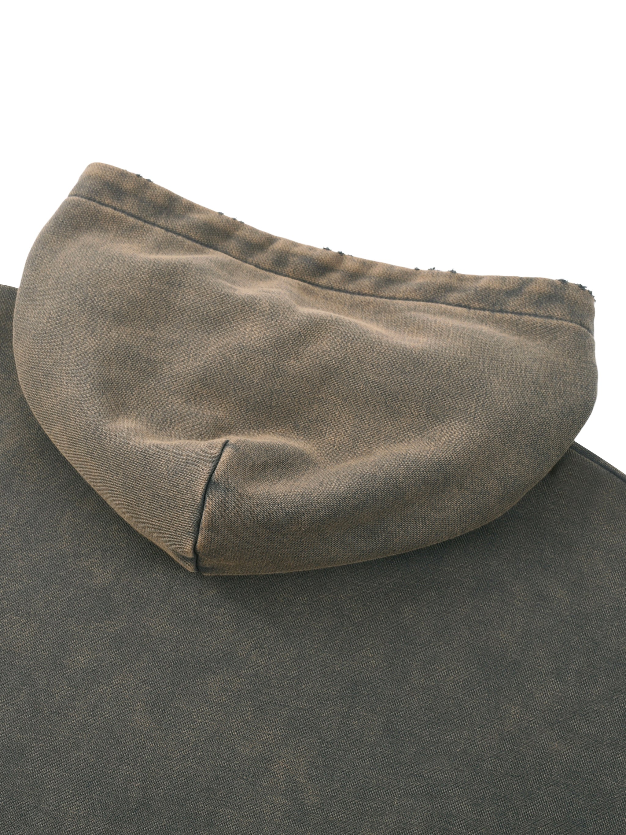 GLD OG Design - Adutl Vintage Washed Frayed-Hem Hoodie