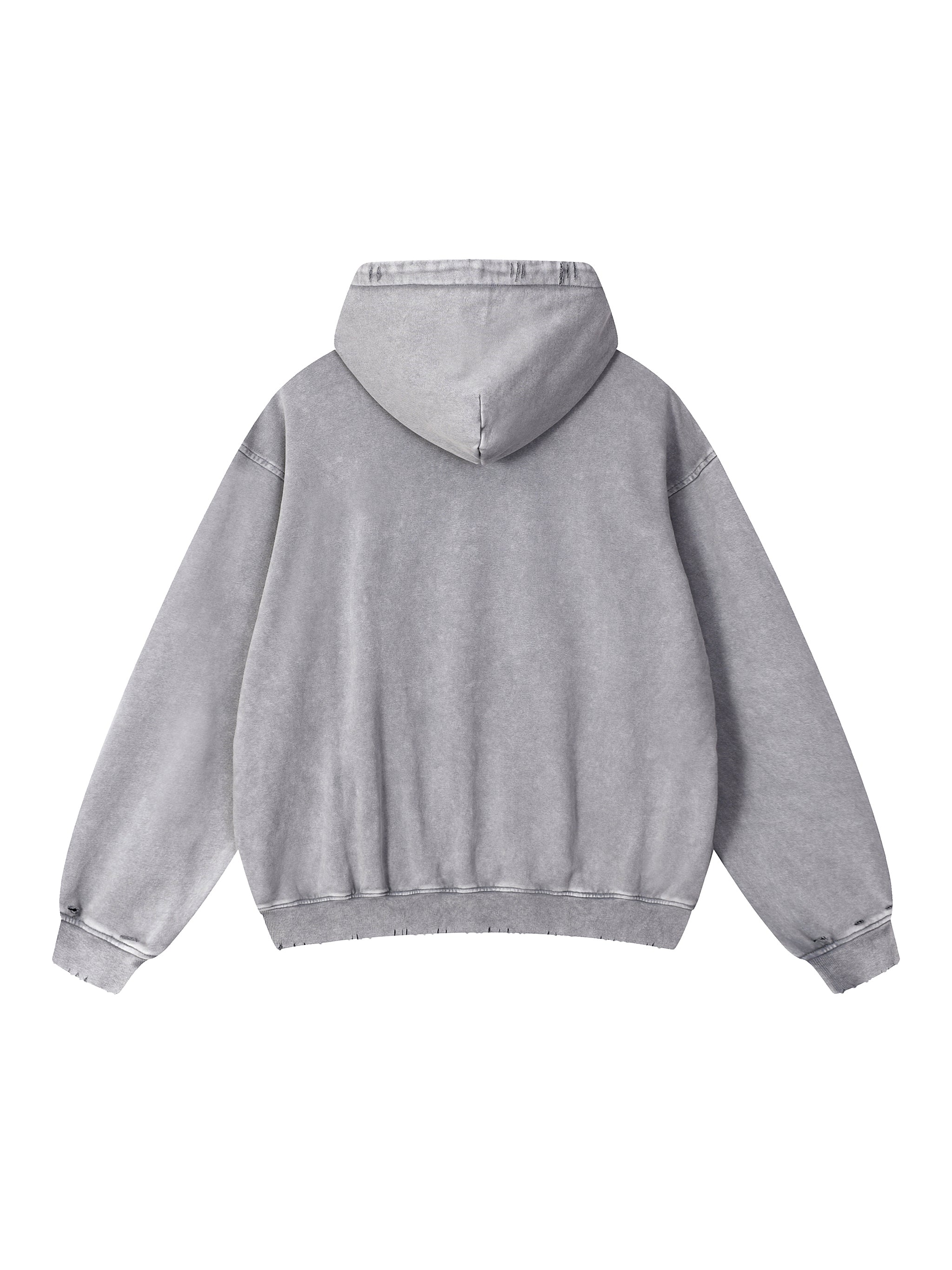 GLD - OG Style Snow Wash Hand-Frayed Heavyweight  Hoodie